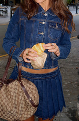 Ayla Denim Jacket Dark Blue