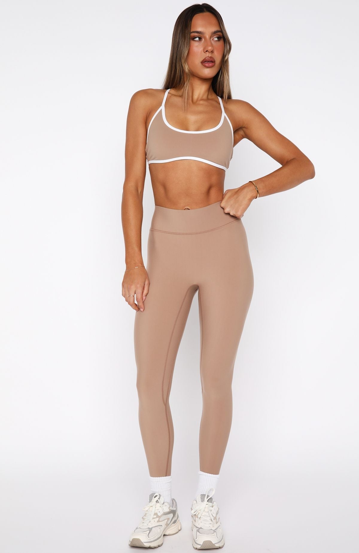 Go Getter High Waisted Leggings Caramel