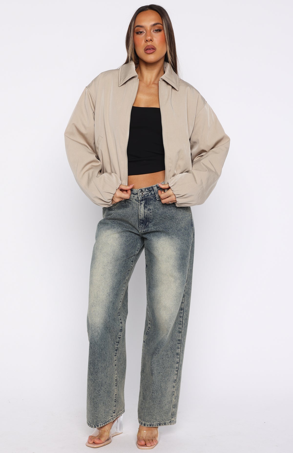 Back To Friends Jacket Sand