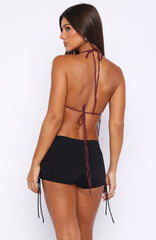 Bright Lights Halter Top Cherry Cola